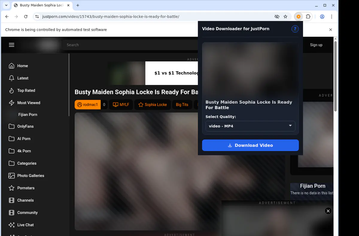 Justporn Video Downloader screenshot 3